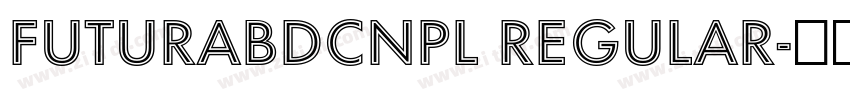 FuturaBdCnPL Regular字体转换 FuturaBdCnPL Regular字体转换